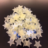 Baby Room 100pcs 3cm Luminous Stars Stickers