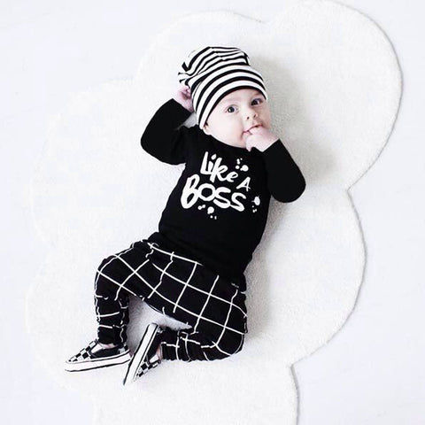 Baby Clothes Newborn White&Black