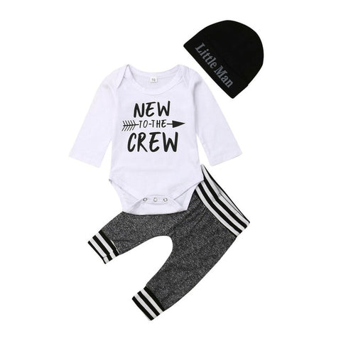 3 Pcs Newborn Baby Clothes