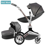 Baby Stroller 3 in 1 Bassinet And Car Seat 360° Rotation Function