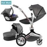 Baby Stroller 3 in 1 Bassinet And Car Seat 360° Rotation Function