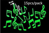 Baby Room 100pcs 3cm Luminous Stars Stickers