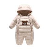 Baby Clothes Hooded Overalls
