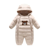 Baby Clothes Hooded Overalls