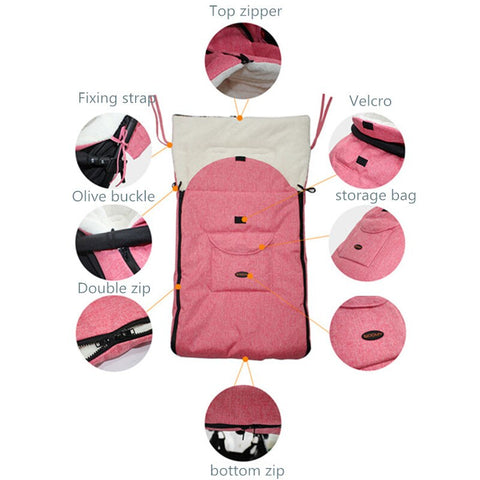 Baby Sleeping Bags Thick Cushion And Functional Zipper