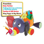 Multifunctional Baby Toys Plush Elephant Rattles