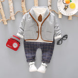 3 Pcs Baby Boy Outfit