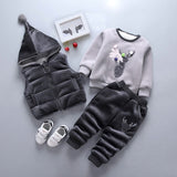 Sweater Vest Jacket Pants Outfits Sport Clothes Sets