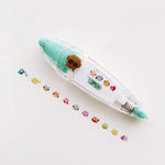 Children Cartoon Floral Sticker Tape Pen