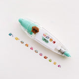 Children Cartoon Floral Sticker Tape Pen
