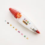 Children Cartoon Floral Sticker Tape Pen