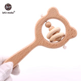 Baby Wooden Rattle Teether