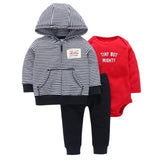 Deer Coat+Cotton Romper+Full Length Pants 3Pcs Sets